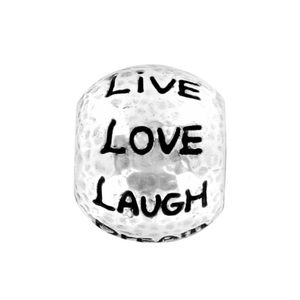 Brighton “live love laugh dream” silver bead